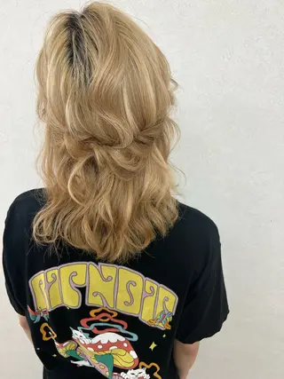 ミディアム 植辻 春佳のヘアスタイル