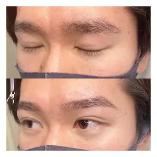 メンズ アイブロウ 東野ゆい🌼 eyelashのマツエク・マツパデザイン