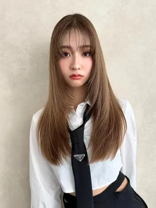 ロング カラー ANGELICA 天理店のヘアスタイル