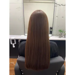 ロング 髪質改善専門　酸性ス トレート　縮毛矯正のヘアスタイル