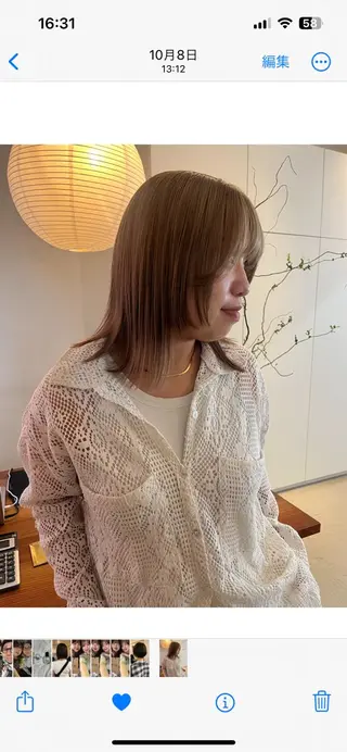 ミディアム 横浜美容室LINE /古賀紅音🍃のヘアスタイル