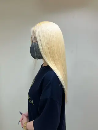 セミロング カラー パーマ ヘアアレンジ メンズ キッズ ネイル マツエク・マツパ アイブロウ ブリーチ特化型✂️ ハイトーンカラー👨のヘアスタイル