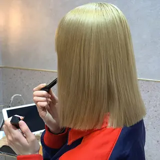 カラー sajou【上野】所属・🩶艶髪ヘア/ 。。のヘアスタイル