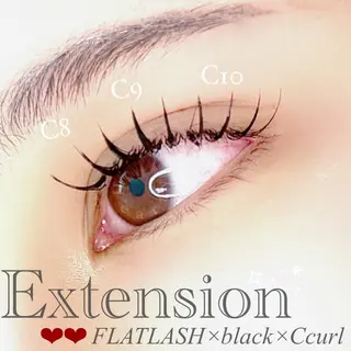 マツエク・マツパ Hearty 上田さやかのマツエク・マツパデザイン