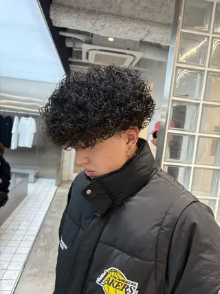 パーマ メンズ fifth 武正 琉生のヘアスタイル