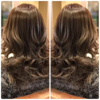 セミロング カラー 小山内 龍一郎 店長のヘアスタイル