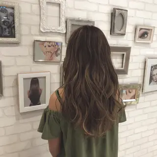 ロング カラー 【髪質改善】 夏目結以のヘアスタイル