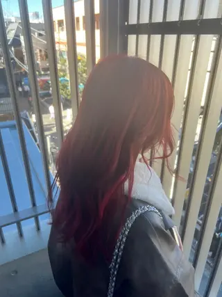 カラー 透明感/血色カラー/ 似合せレイヤー/ゆいのヘアスタイル