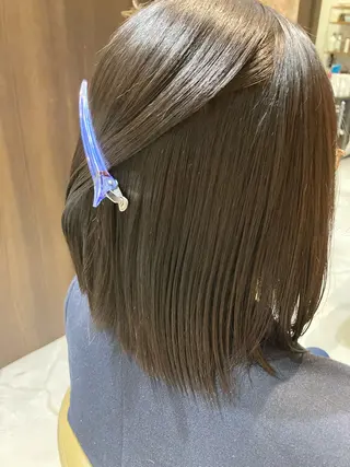 ミディアム 折本 沙織のヘアスタイル