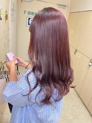ロング カラー 暖色専門美容師🎀 お客様満足度◎のヘアスタイル