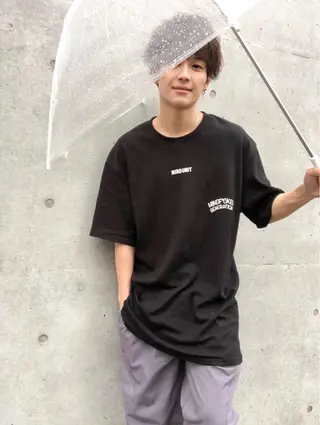 ミディアム カラー ヘアアレンジ ✨【公式】渋谷メンズ サロン BLUCK✨のヘアスタイル