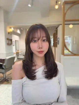 セミロング Prune渋谷所属・レイヤー特化 /Renのヘアスタイル
