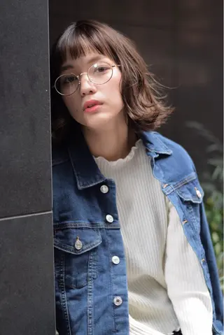 ミディアム ショートヘア、ボブ こやさん　コヤマのヘアスタイル