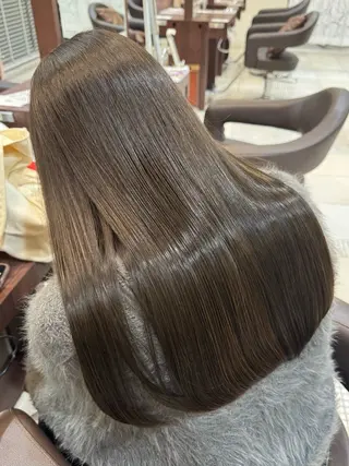 セミロング カラー akane 🌼韓国スタイル🌼のヘアスタイル