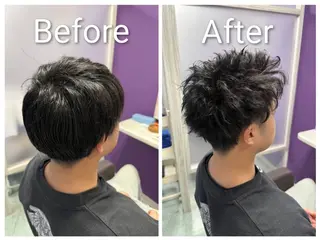 パーマ メンズ 川口 真人のヘアスタイル