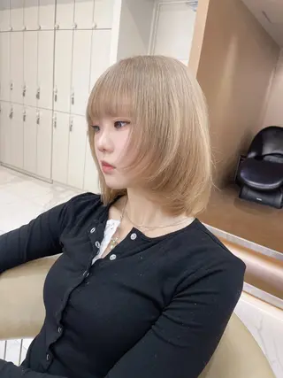 カラー 大西 天使のヘアスタイル