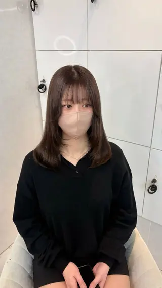 ミディアム 【ALEAP】 coconaのヘアスタイル