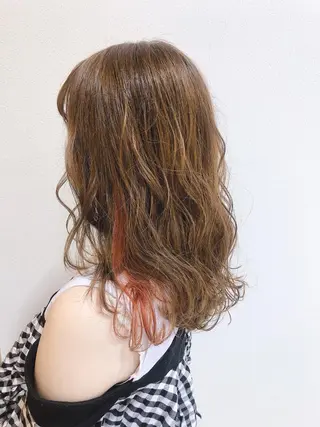 ロング カラー 西 めぐみのヘアスタイル