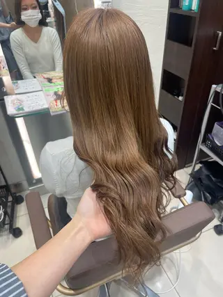 セミロング 美髪×縮毛矯正 水上真由美😘のヘアスタイル