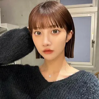 ショート sand池袋所属・似合わせボブカット ISAKIのヘアスタイル