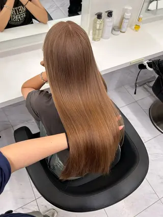 カラー 透明感ベージュ🤎 ナチュラルレイヤーのヘアスタイル