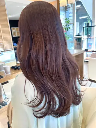 ロング カラー 清水 萌未のヘアスタイル