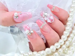 ネイル ❤️💛REBEST 付け放題Nailのネイルデザイン