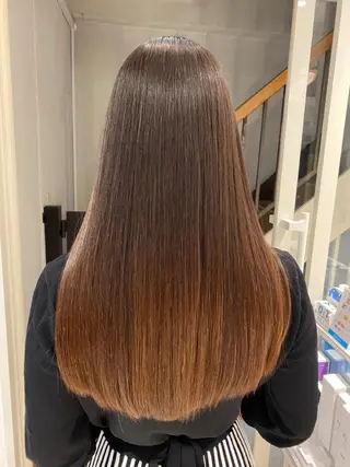 ロング カラー 🌈評価No.1🌈 艶髪カラー❌エクステのヘアスタイル