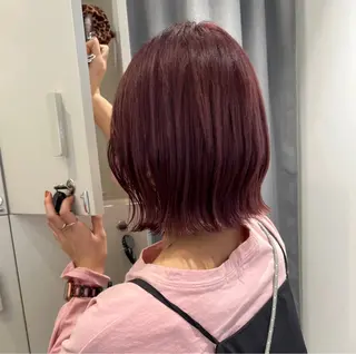 ショート casi所属・ボブパーマ🥣KON コンナツミのヘアスタイル