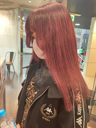 セミロング メンズ/艶髪/カラー サクラ🌸のヘアスタイル