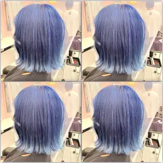 ミディアム カラー ヘアアレンジ ダブルカラー 韓国ヘアKYONのヘアスタイル