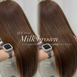 ロング カラー うる艶カラー×韓国 ヘア/Yumi🎀のヘアスタイル