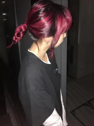 カラー ヘアアレンジ ピンクベージュ/新潟 万代/高橋桃葉🍑のヘアスタイル