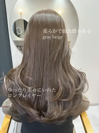 ロング カラー ヘアアレンジ topstylist 芳賀みなみのヘアスタイル