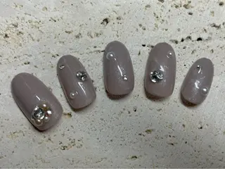 セミロング ネイル Home salon Rのネイルデザイン