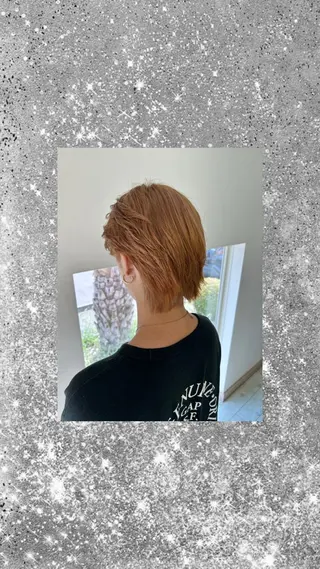 ショート カラー メンズ 🐈‍⬛八木風歌 🐈‍⬛のヘアスタイル