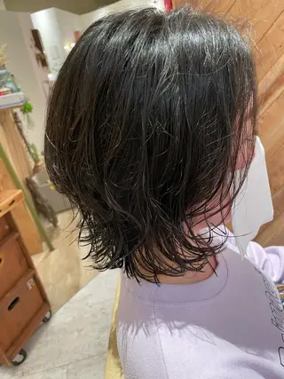 ミディアム 韓国風レイヤーカット 🇰🇷❕モカのヘアスタイル