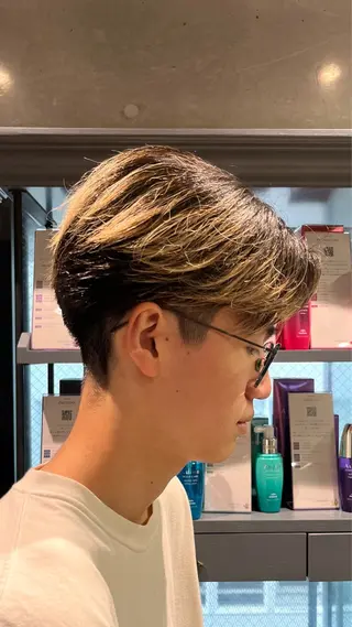 メンズ メンズカット パーマ飯野友喜のヘアスタイル