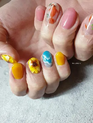 ネイル 3dパーツ/流行り 👧shushu❤️のネイルデザイン