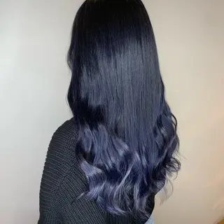 ロング カラー シールエクステ♦️ レイヤー♦️福田晃大のヘアスタイル