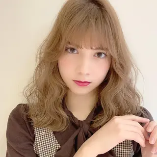 セミロング 💖レイヤー×美髪 💖momoのヘアスタイル