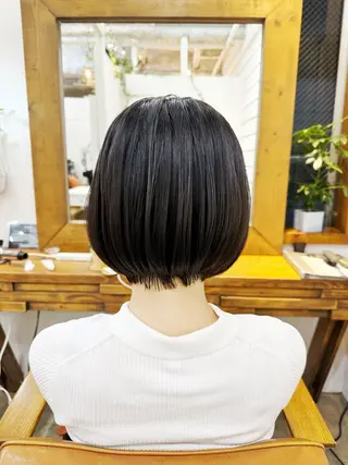 ショート カラー newline銀座所属・👑銀座ショート/ 絶壁補正/金子涼👑のヘアスタイル