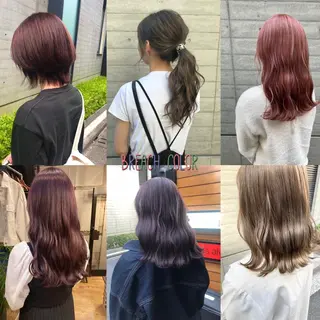 セミロング ✨色持ちの良い艶 カラー✨蟹江真世のヘアスタイル