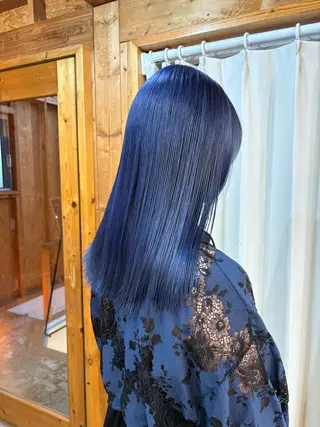 カラー まろみ暖色×ボブ ×chia🕯のヘアスタイル