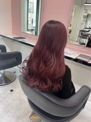 ロング 💗暖色カラー💗 ツヤ髪💗Mayaのヘアスタイル