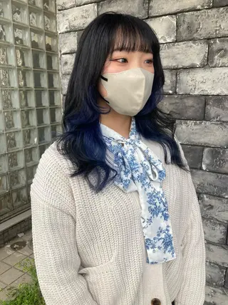 セミロング カラー ✂️似合わせの魔術師 石田一樹✂️のヘアスタイル