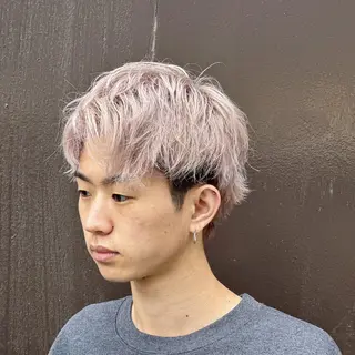 カラー メンズ 🎖️似合わせメンズ パーマ🎖️カネキのヘアスタイル