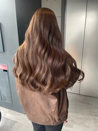 ロング カラー ゆきのZina京都駅 ヘッドスパ/髪質改善のヘアスタイル