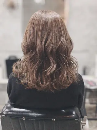 ミディアム カラー hair deep /田口貴也のヘアスタイル