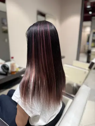 ロング カラー Harris 表参道・外苑前・青山 表参道本店所属・艶カラー/ハイトーン /アレンジ/meiのヘアスタイル